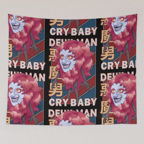 Item preview, Psycho Jenny Devilman Crybaby Vintage Stripe Design designed and sold by Wafusaurus.