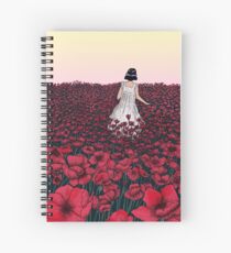 Field of Poppies | Coloured Version Spiral Notebook
