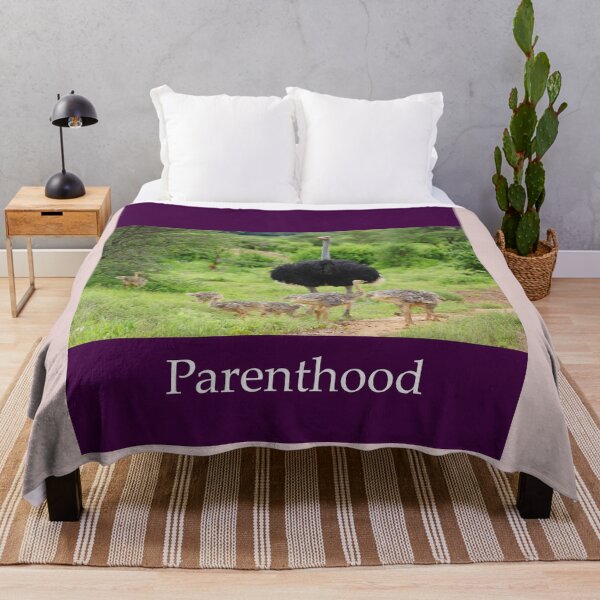 Item preview, Parenting Ostrich with chicks designed and sold by annenambiro.
