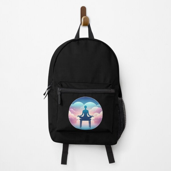 Item preview, Zen in Your Seat: Tranquil Chair Yoga Silhouette Design Funny Gifts designed and sold by BadhbhLoot.