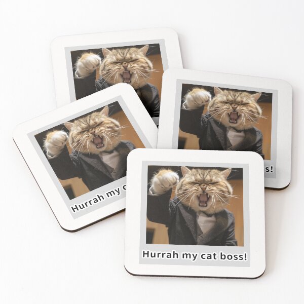 Item preview, Hurrah my cat boss! designed and sold by Jessie-2211.