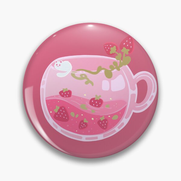 Item preview, Strawberry Teacup!  designed and sold by sillycattos.