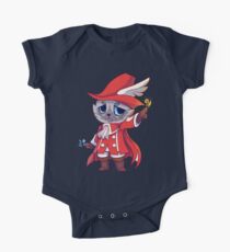 Red Mage Fantasy Cat One Piece - Short Sleeve