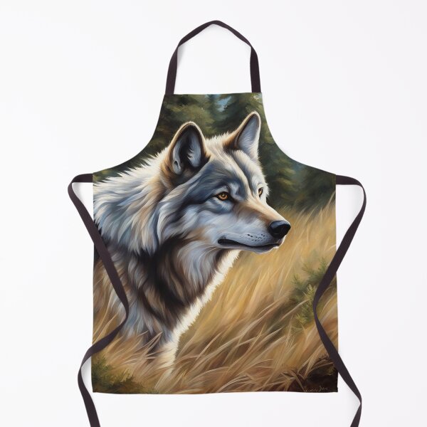 Item preview, Northwestern Wolf Art. American Wildlife Oil Painting designed and sold by kakarikihill.
