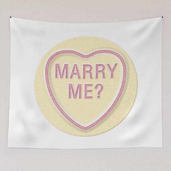 Item preview, NDVH Love Heart MARRY ME? designed and sold by Nik’s T-Shirts.