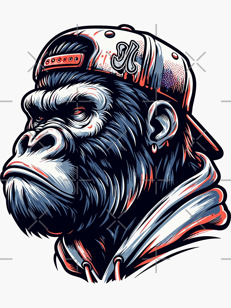 Chill Gorilla Vibes Sticker