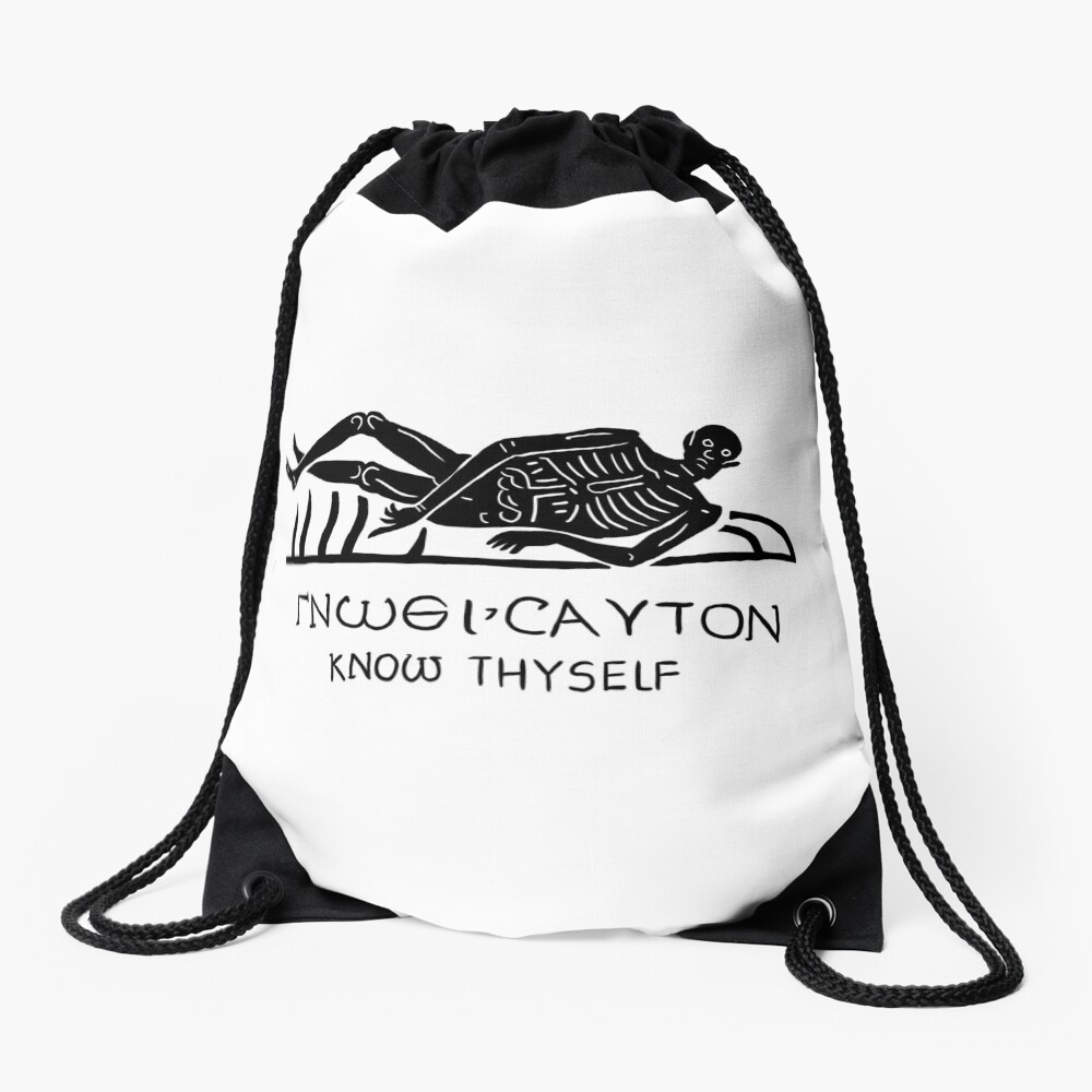 Know Thyself Drawstring Bag