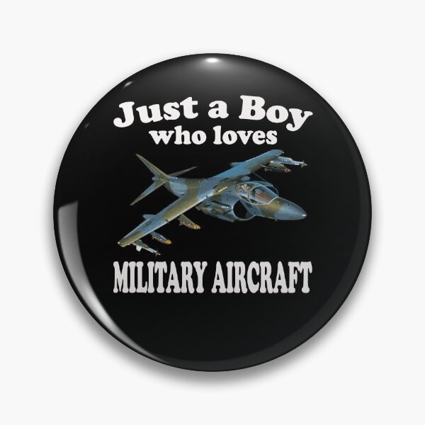 Item preview, Just A Boy Who Loves AV-8B Harrier II Military Aircraft Fighter Pilot Aviator designed and sold by ArtStudioKY.
