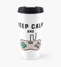 Keep Calm and Game Travel Mug