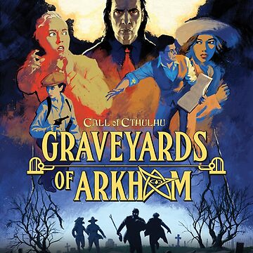 Artwork thumbnail, Graveyards of Arkham Official Movie Poster by Chaosium