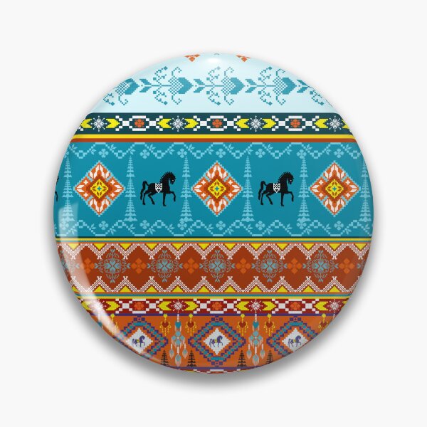 Item preview, Cross stitch work ethnic pattern Pixel designed and sold by Chattakan.