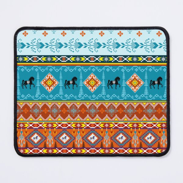 Item preview, Cross stitch work ethnic pattern Pixel designed and sold by Chattakan.