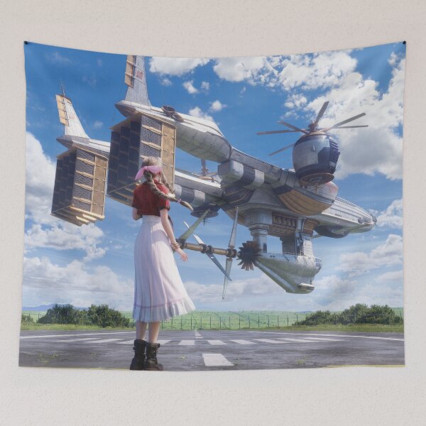 Item preview, Aerith and The Highwind  [FFVII Rebirth] designed and sold by GlitchBob452.