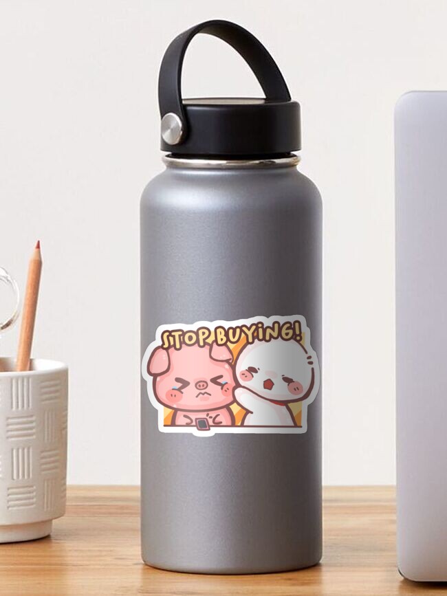 Thumbnail 1 of 3, Sticker, pig and teru designed and sold by TeruwithCrafts.