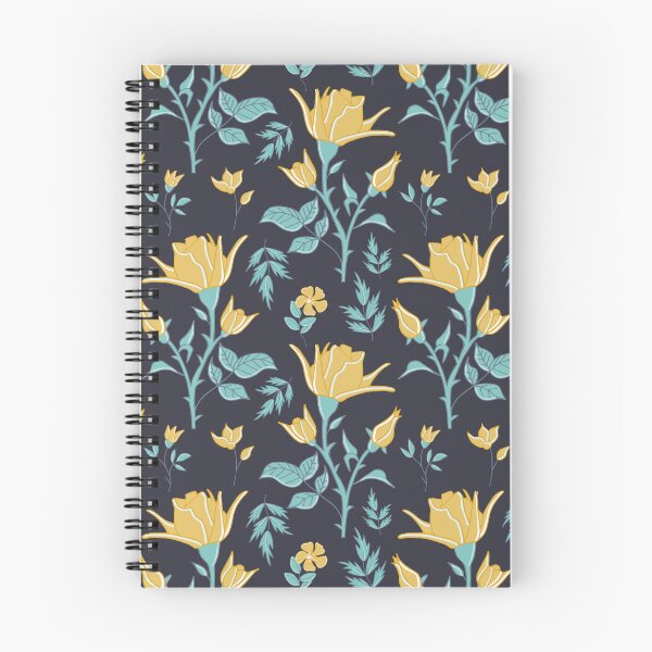 Artikelvorschau, gelbe englische Rosen mit Blättern und Dornen auf dunklem Hintergrund entworfen und verkauft von colorofmagic.