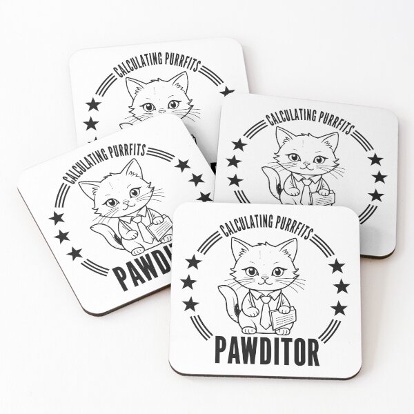 Item preview, Calculating Purrfits Pawditor designed and sold by KaiLabsArt.