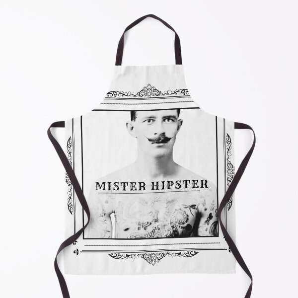 Item preview, Mister Hipster - Vintage mustache, vintage hipster, handlebar mustache designed and sold by abeautifulife.