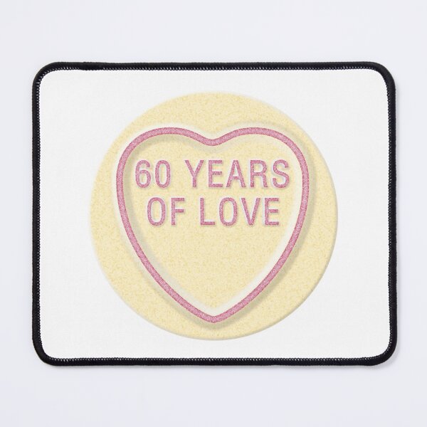 Item preview, NDVH Love Heart 60 YEARS OF LOVE designed and sold by Nik’s T-Shirts.