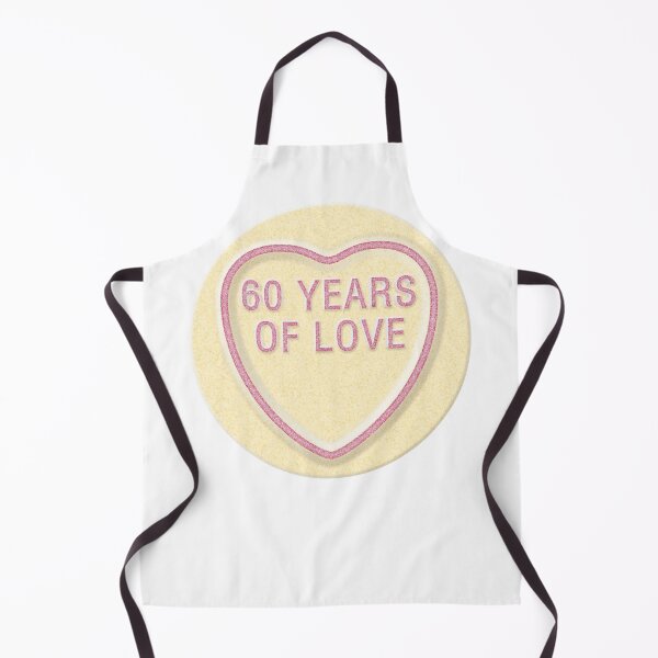 Item preview, NDVH Love Heart 60 YEARS OF LOVE designed and sold by Nik’s T-Shirts.