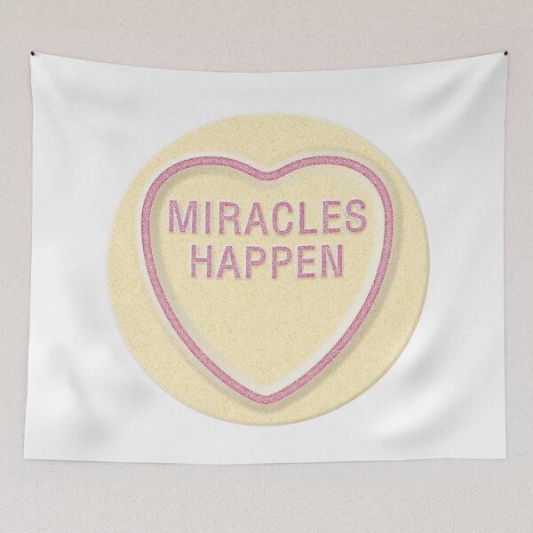 Item preview, NDVH Love Heart MIRACLES HAPPEN designed and sold by Nik’s T-Shirts.