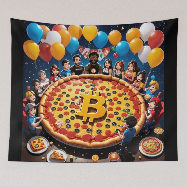 Item preview, Bitcoin Pizza Party designed and sold by duke818.