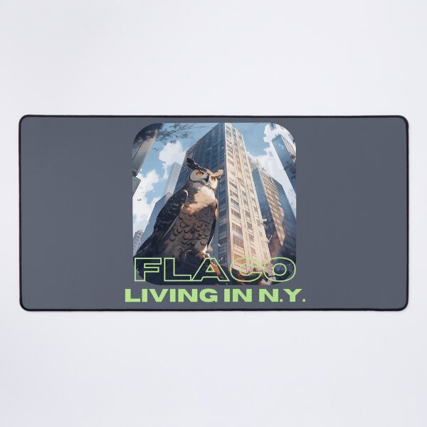 Item preview, Flaco living in N.Y. (transparent background) designed and sold by Mecha Brave Studio.