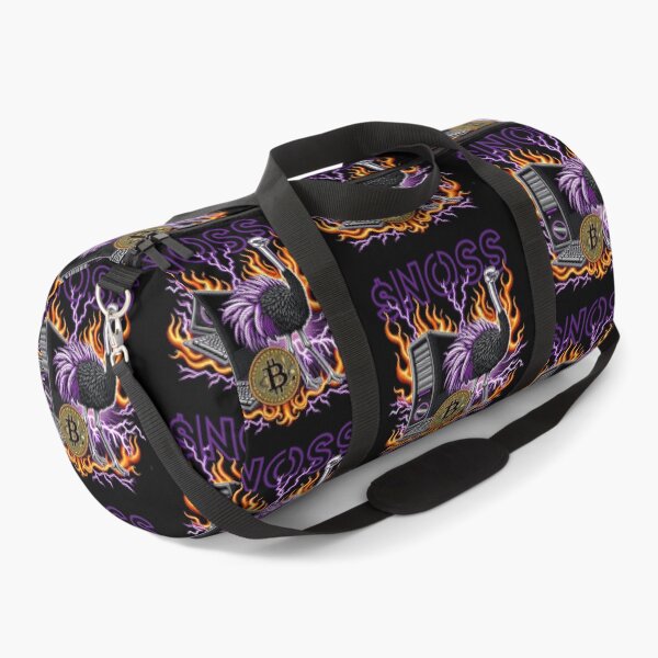 Item preview, $NOSS "Digital Phoenix: Ostrich ablaze with Purple Lightning, BTC" designed and sold by zzz888.