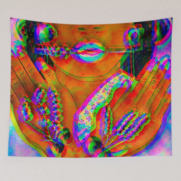 Artikelvorschau, Psychedelisches Blaubeermodell Nr. 2 entworfen und verkauft von asanaworld.