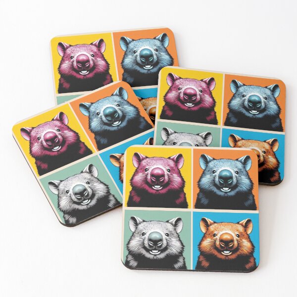 Aperçu de l'œuvre 4 wombats créée et vendue par MaisonXDesigns.