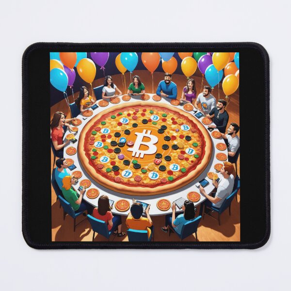 Item preview, Big Bitcoin Pizza Party designed and sold by duke818.