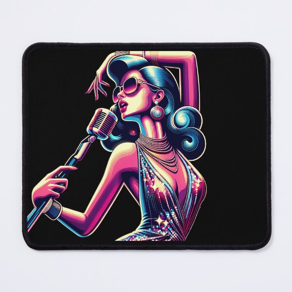 Item preview, Neon Retro Songstress designed and sold by M-ormin.