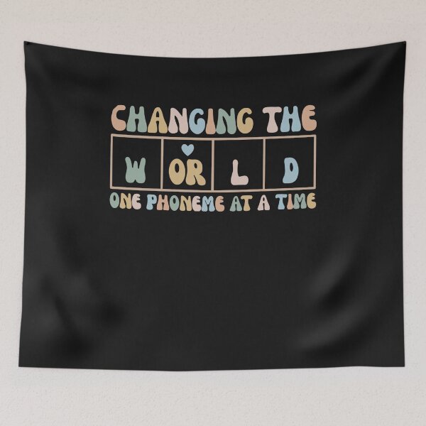 Item preview, Changing The World One Phoneme At A Time, Dyslexia Teacher designed and sold by Pitchou07.