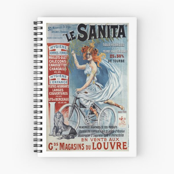 Item preview, Poster Le Sanita fabrics designed and sold by Cartsandrab.
