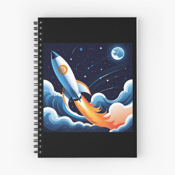 Item preview, Bitcoin Moon Rocket designed and sold by duke818.