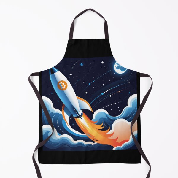 Item preview, Bitcoin Moon Rocket designed and sold by duke818.