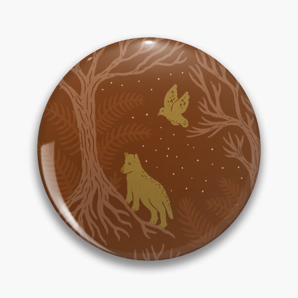 Item preview, Enchanted Forest subdued brown designed and sold by Ema Tudose.