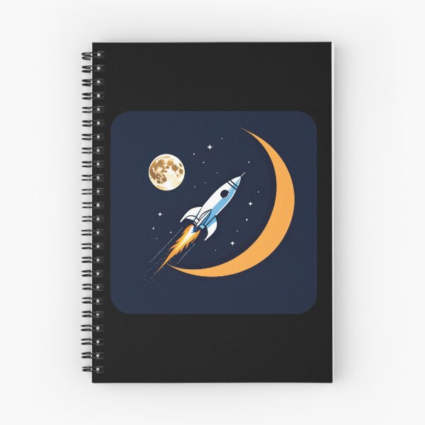 Item preview, Retro Moon Rocket designed and sold by duke818.