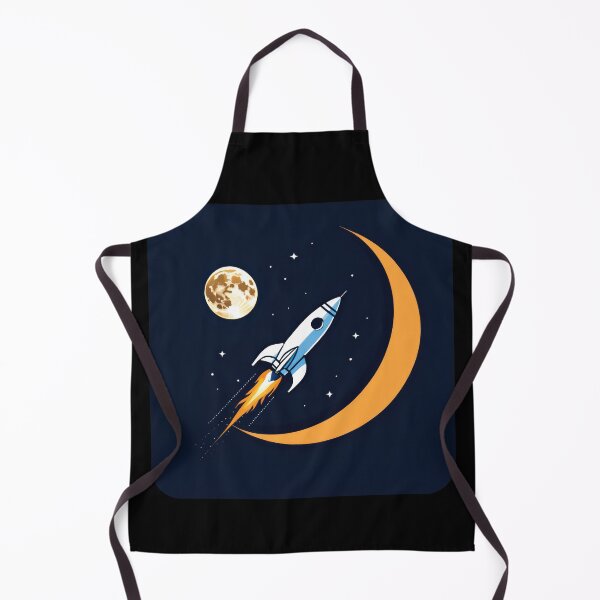 Item preview, Retro Moon Rocket designed and sold by duke818.