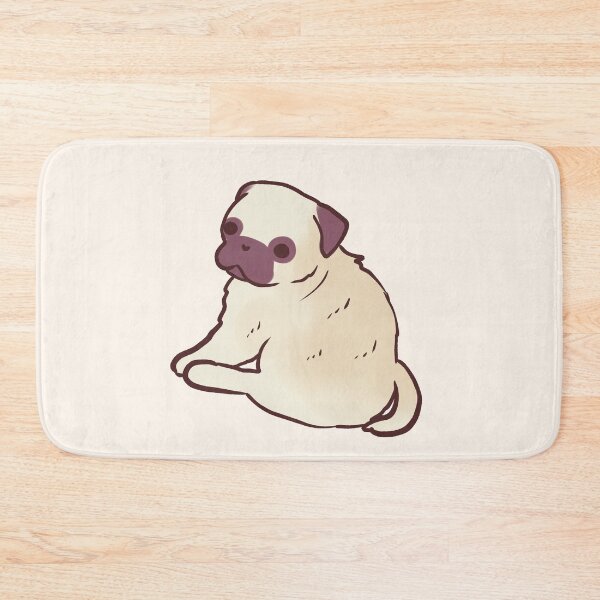 Item preview, Cute pug  designed and sold by Mayarart.