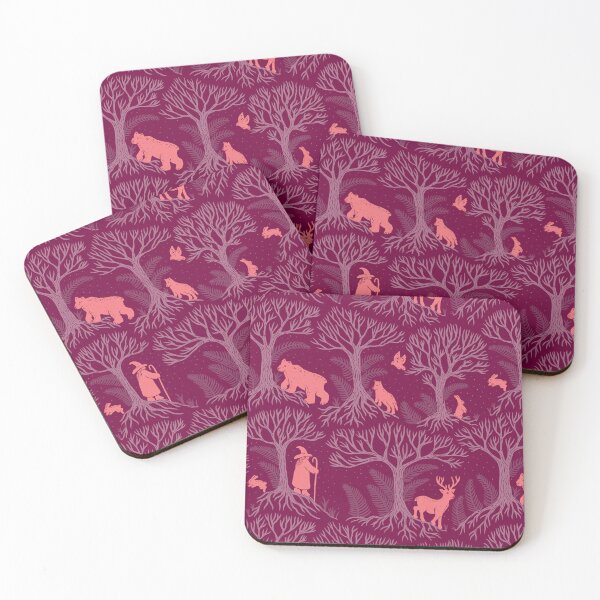 Item preview, Enchanted Forest psychedelic purple designed and sold by Ema Tudose.