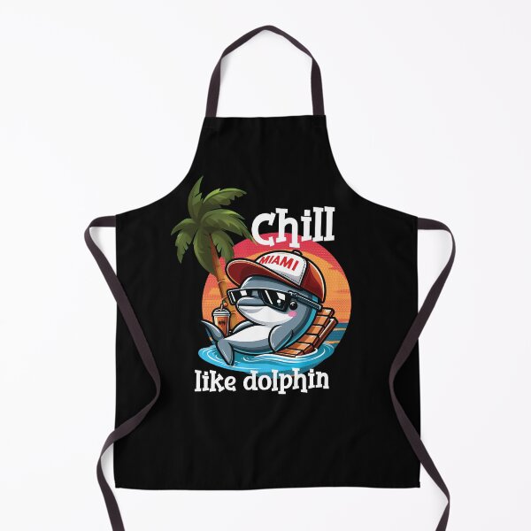 Item preview, BACK MIAMI DOLPHIN GETTING CHILL designed and sold by DineshArtShop.