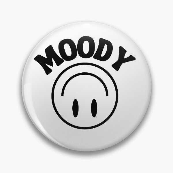 Item preview, Moody ? - Embrace Your Upside Down Vibes - Black designed and sold by Biddakate.