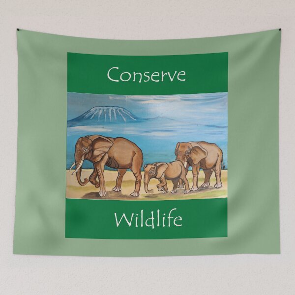 Item preview, Conserve Wildlife designed and sold by annenambiro.