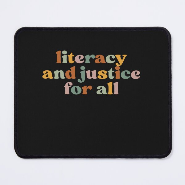 Item preview, Literacy and Justice for All Literacy Teacher Shirt Reading designed and sold by Pitchou07.