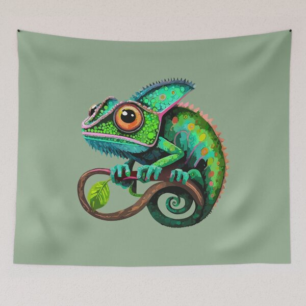 Item preview, friendly diy color chameleon simple designed and sold by Firas Aljazzar.