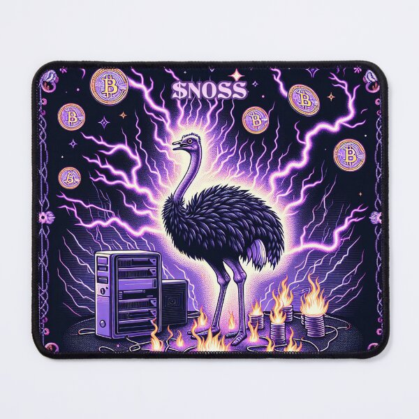 Item preview, $NOSS "Digital Phoenix: Rebirth through Ostrich Lightning" designed and sold by zzz888.