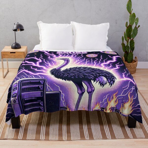 Item preview, $NOSS "Digital Phoenix: Rebirth through Ostrich Lightning" designed and sold by zzz888.