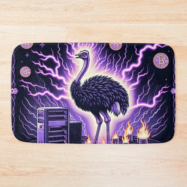 Item preview, $NOSS "Digital Phoenix: Rebirth through Ostrich Lightning" designed and sold by zzz888.