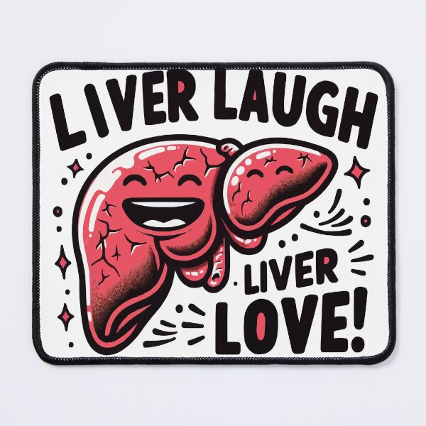 Item preview, liver laugh love love (liver puns) designed and sold by 4uoffers.