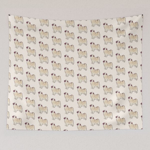 Item preview, Pug puppy illustration  designed and sold by Mayarart.